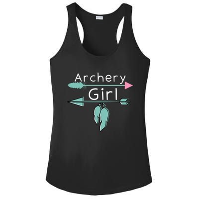 Archery Gift Funny Bow And Arrow Gift And Archer Gift Ladies PosiCharge Competitor Racerback Tank