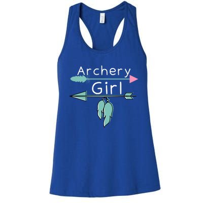 Archery Gift Funny Bow And Arrow Gift And Archer Gift Women's Racerback Tank