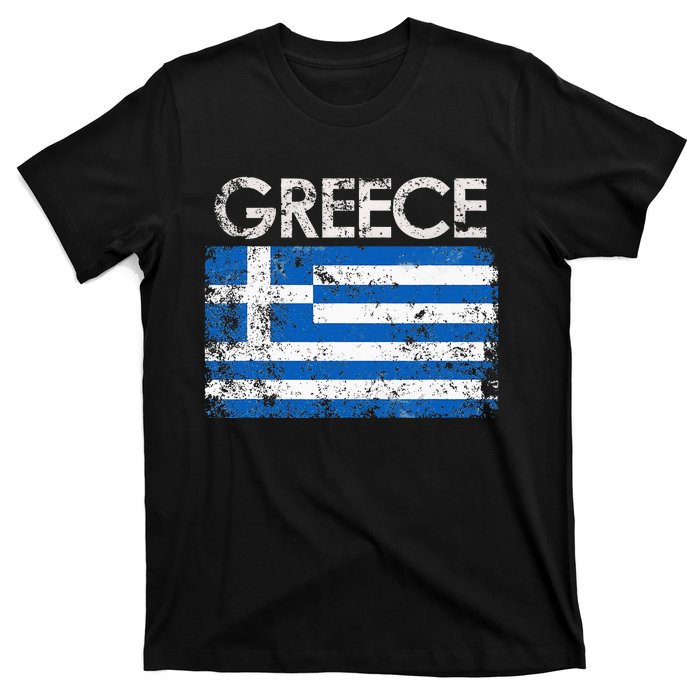 Authentic Greek Flag Souvenir Celebrate Greece's Heritage T-Shirt