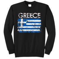 Authentic Greek Flag Souvenir Celebrate Greece's Heritage Tall Sweatshirt