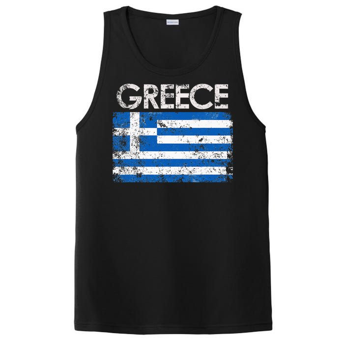 Authentic Greek Flag Souvenir Celebrate Greece's Heritage PosiCharge Competitor Tank