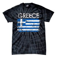 Authentic Greek Flag Souvenir Celebrate Greece's Heritage Tie-Dye T-Shirt