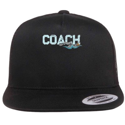 Appreciation Gifts For Swim Coaches Funny Swim Teacher Coach Flatbill Hat