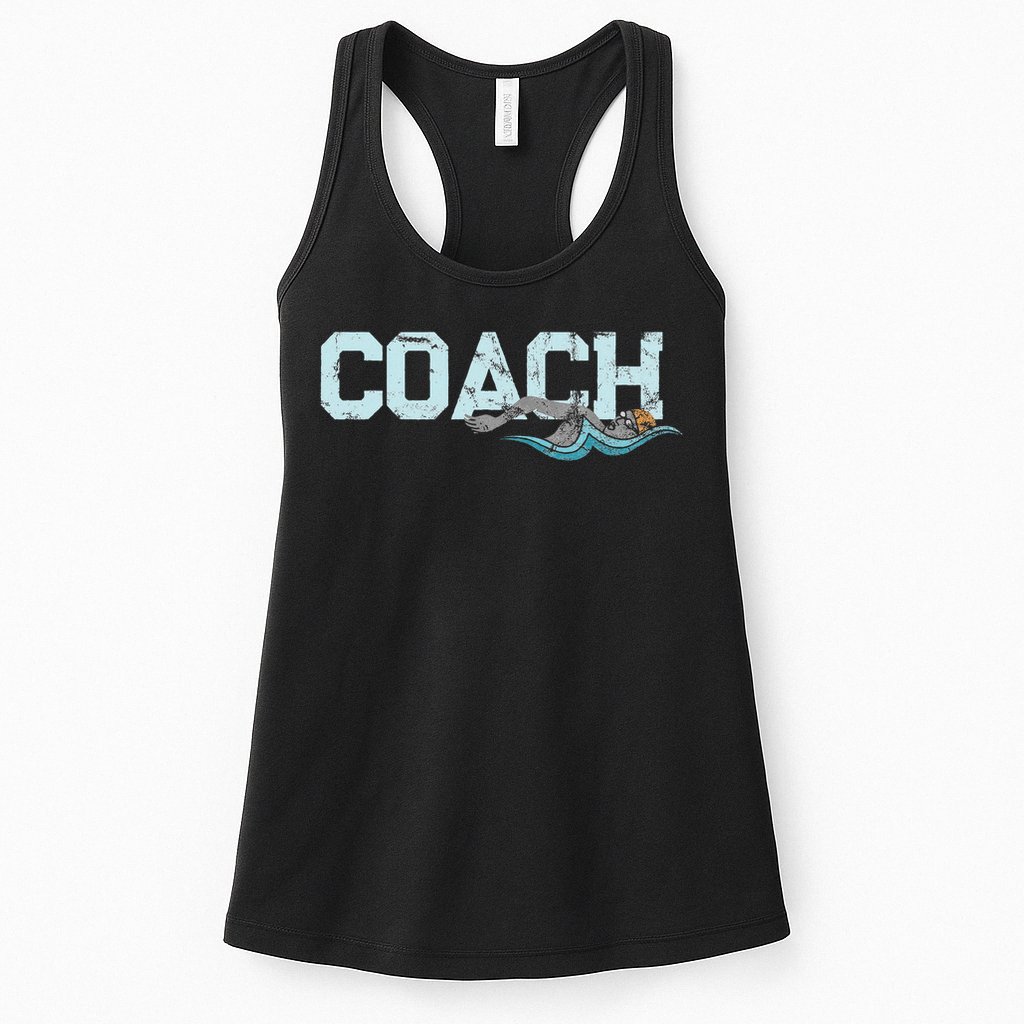 Appreciation Gifts For Swim Coaches Funny Swim Teacher Coach Womens Tank Top