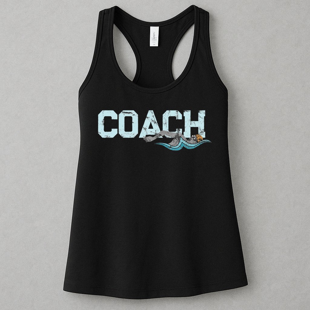 Appreciation Gifts For Swim Coaches Funny Swim Teacher Coach Womens Tank Top