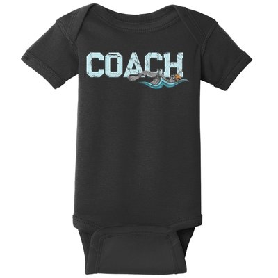 Appreciation Gifts For Swim Coaches Funny Swim Teacher Coach Baby Bodysuit