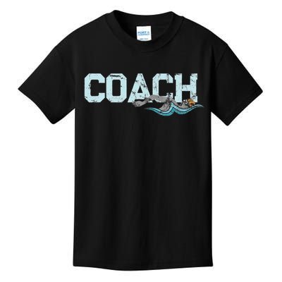 Appreciation Gifts For Swim Coaches Funny Swim Teacher Coach Kids T-Shirt
