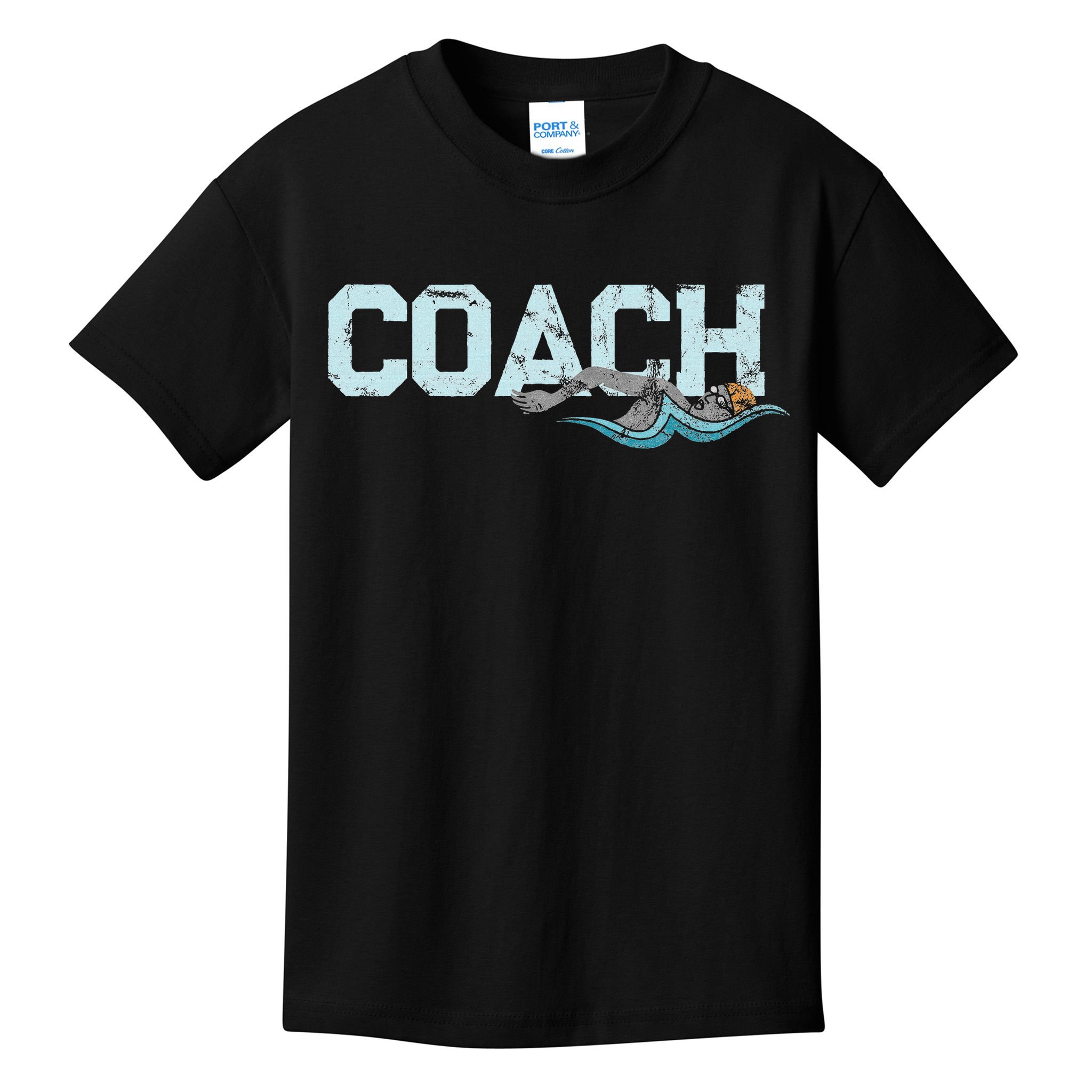 Appreciation Gifts For Swim Coaches Funny Swim Teacher Coach Kids T-Shirt