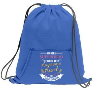 Aunt Gift From Niece Gift Sweatshirt Cinch Pack Bag