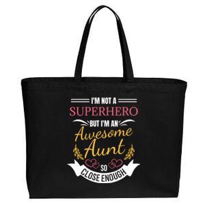 Aunt Gift From Niece Gift Cotton Canvas Jumbo Tote