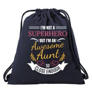 Aunt Gift From Niece Gift Drawstring Bag