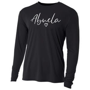 Abuela Gifts For Women Grandma Heart MotherS Day Abuela Cooling Performance Long Sleeve Crew