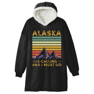 Alaska Gifts For Denali Juneau Alyaska Hooded Wearable Blanket