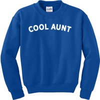 Awesome Gift For The Coolest Aunt Family Cool Aunt Gift Kids Sweatshirt