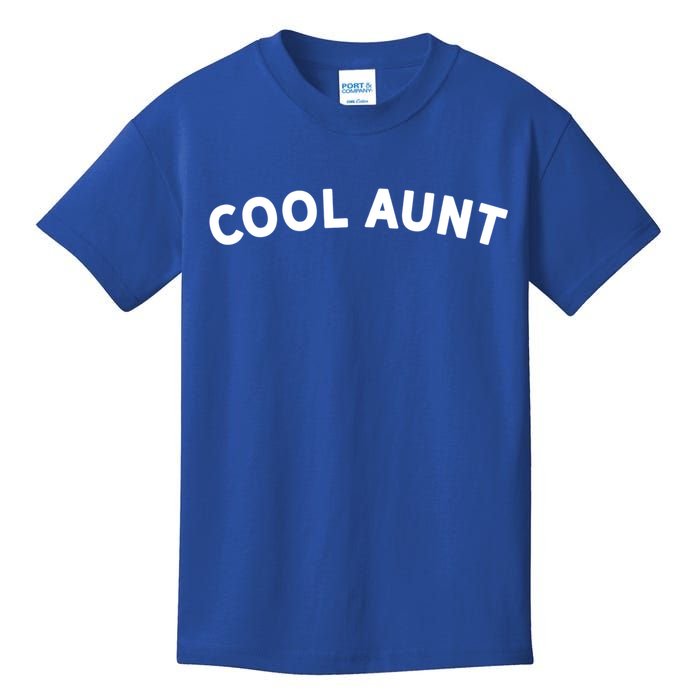 Awesome Gift For The Coolest Aunt Family Cool Aunt Gift Kids T-Shirt