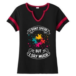 Autism Gifts For Adults Syndrom Autist Asd Autistic Asperger Ladies Halftime Notch Neck Tee