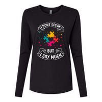 Autism Gifts For Adults Syndrom Autist Asd Autistic Asperger Womens Cotton Relaxed Long Sleeve T-Shirt