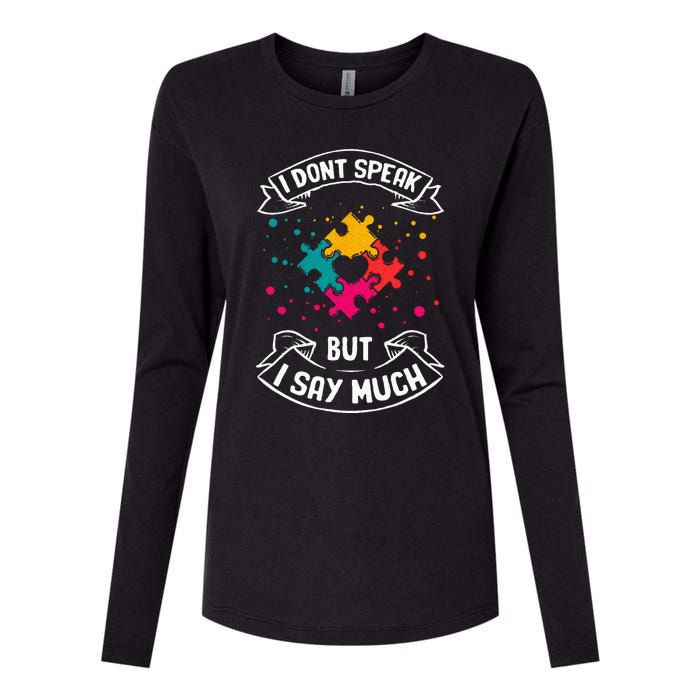 Autism Gifts For Adults Syndrom Autist Asd Autistic Asperger Womens Cotton Relaxed Long Sleeve T-Shirt