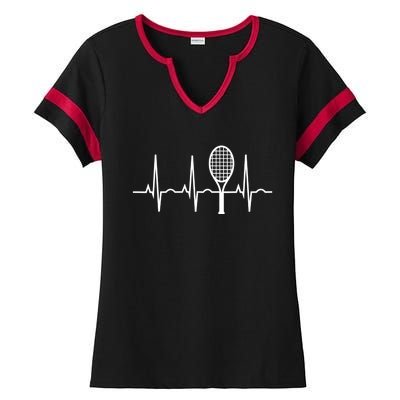 A Gift For Tennis Lovers Ladies Halftime Notch Neck Tee