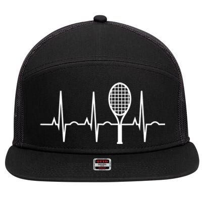 A Gift For Tennis Lovers 7 Panel Mesh Trucker Snapback Hat