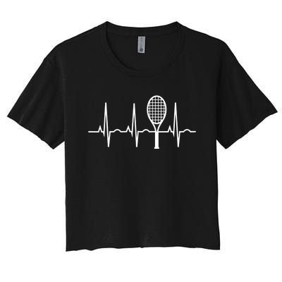 A Gift For Tennis Lovers Women's Crop Top Tee