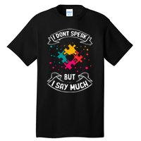 Autism Gifts For Adults Syndrom Autist Asd Autistic Asperger Tall T-Shirt