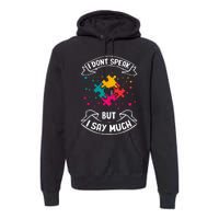 Autism Gifts For Adults Syndrom Autist Asd Autistic Asperger Premium Hoodie