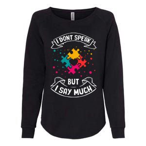 Autism Gifts For Adults Syndrom Autist Asd Autistic Asperger Womens California Wash Sweatshirt