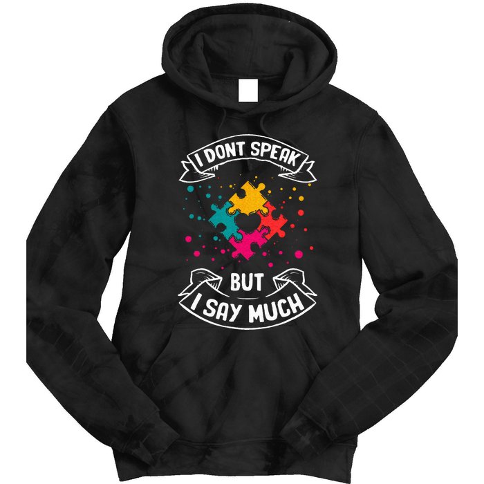 Autism Gifts For Adults Syndrom Autist Asd Autistic Asperger Tie Dye Hoodie