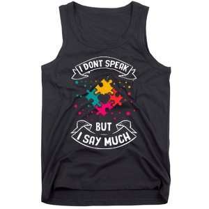 Autism Gifts For Adults Syndrom Autist Asd Autistic Asperger Tank Top