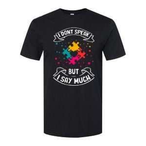 Autism Gifts For Adults Syndrom Autist Asd Autistic Asperger Softstyle CVC T-Shirt