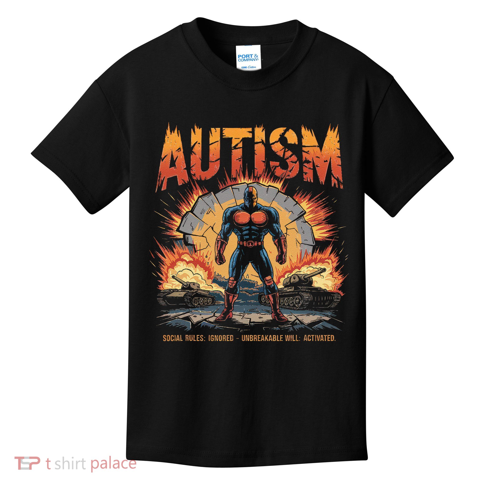 Autism Gifts For Adults Syndrom Autist Asd Autistic Kids T-Shirt