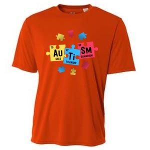 Autism Gift For Teachers Sped Periodic Table Elets Gift Cooling Performance Crew T-Shirt