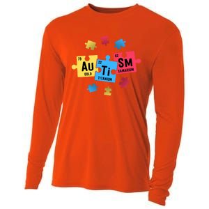 Autism Gift For Teachers Sped Periodic Table Elets Gift Cooling Performance Long Sleeve Crew