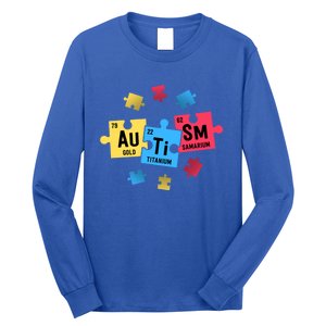 Autism Gift For Teachers Sped Periodic Table Elets Gift Long Sleeve Shirt