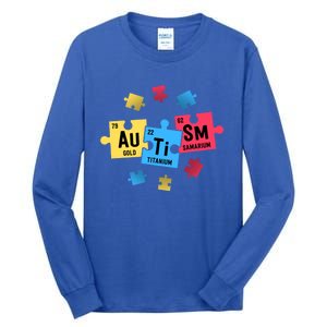 Autism Gift For Teachers Sped Periodic Table Elets Gift Tall Long Sleeve T-Shirt