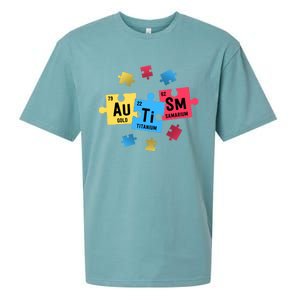 Autism Gift For Teachers Sped Periodic Table Elets Gift Sueded Cloud Jersey T-Shirt