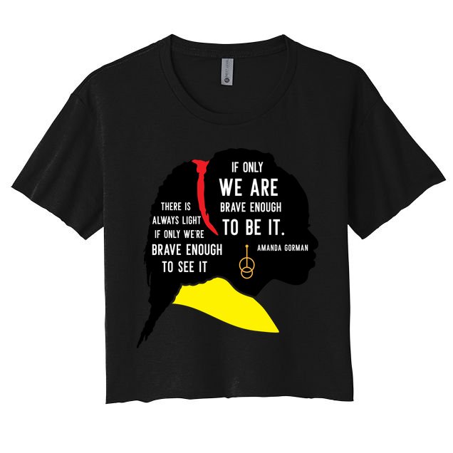 Amanda Gorman For Black History Month Gift Crop Top