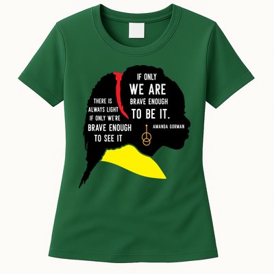 Amanda Gorman For Black History Month Gift Womens T-Shirt