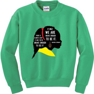 Amanda Gorman For Black History Month Gift Kids Sweatshirt