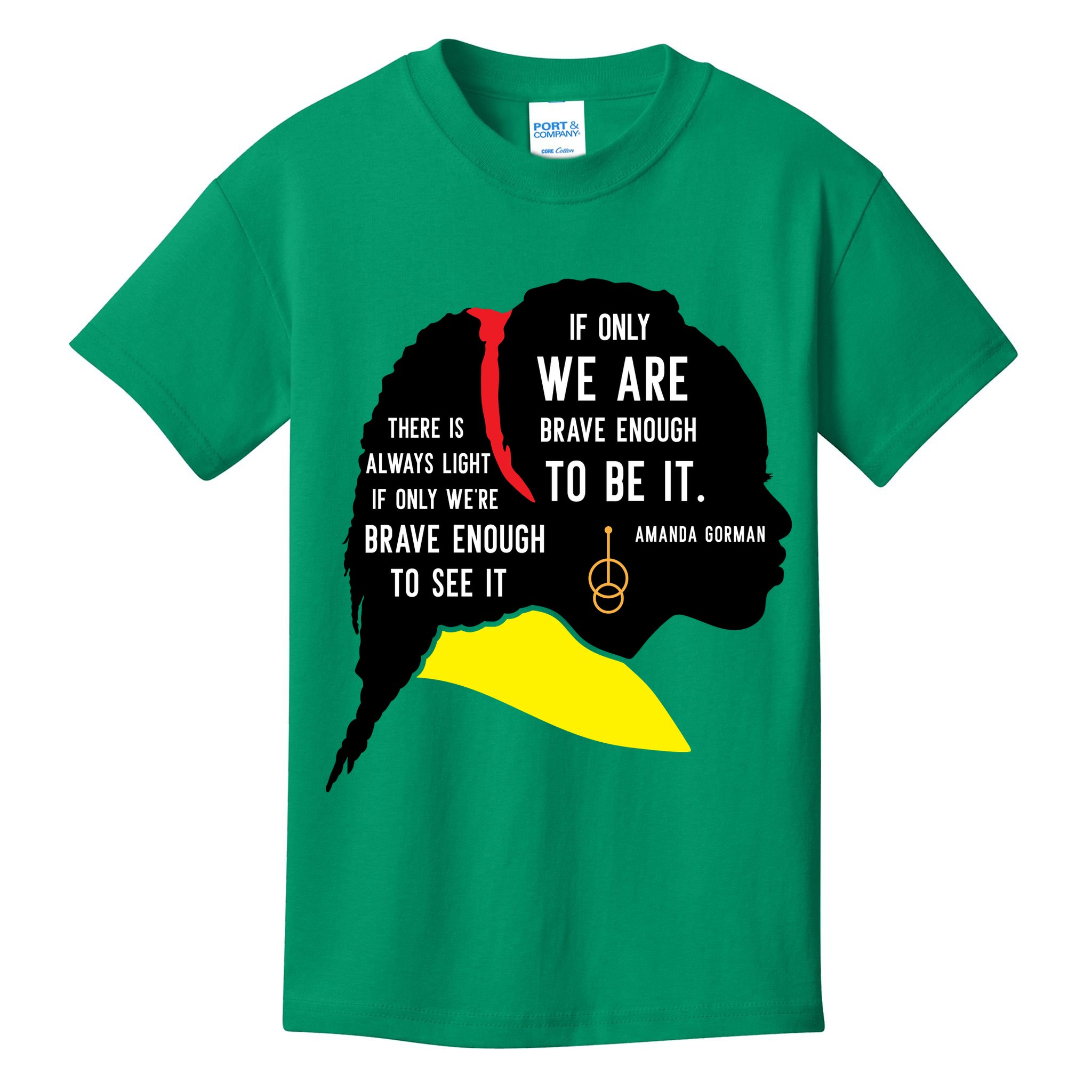Amanda Gorman For Black History Month Gift Kids T-Shirt