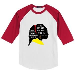 Amanda Gorman For Black History Month Gift Kids Colorblock Raglan Jersey