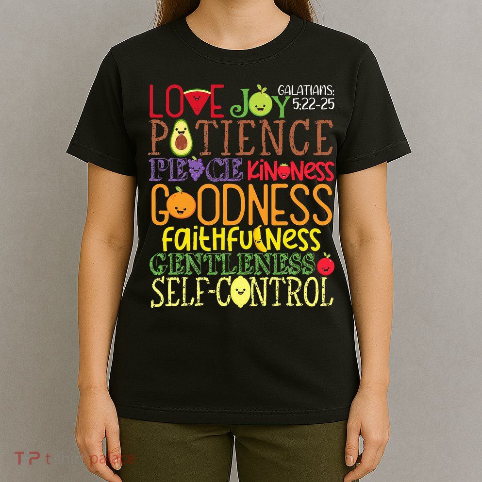 Awesome Galatians Fruit Of The Spirit Religious Verses T-Shirt