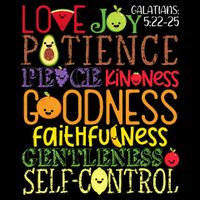 Awesome Galatians Fruit Of The Spirit Religious Verses Impact Tech Backpack