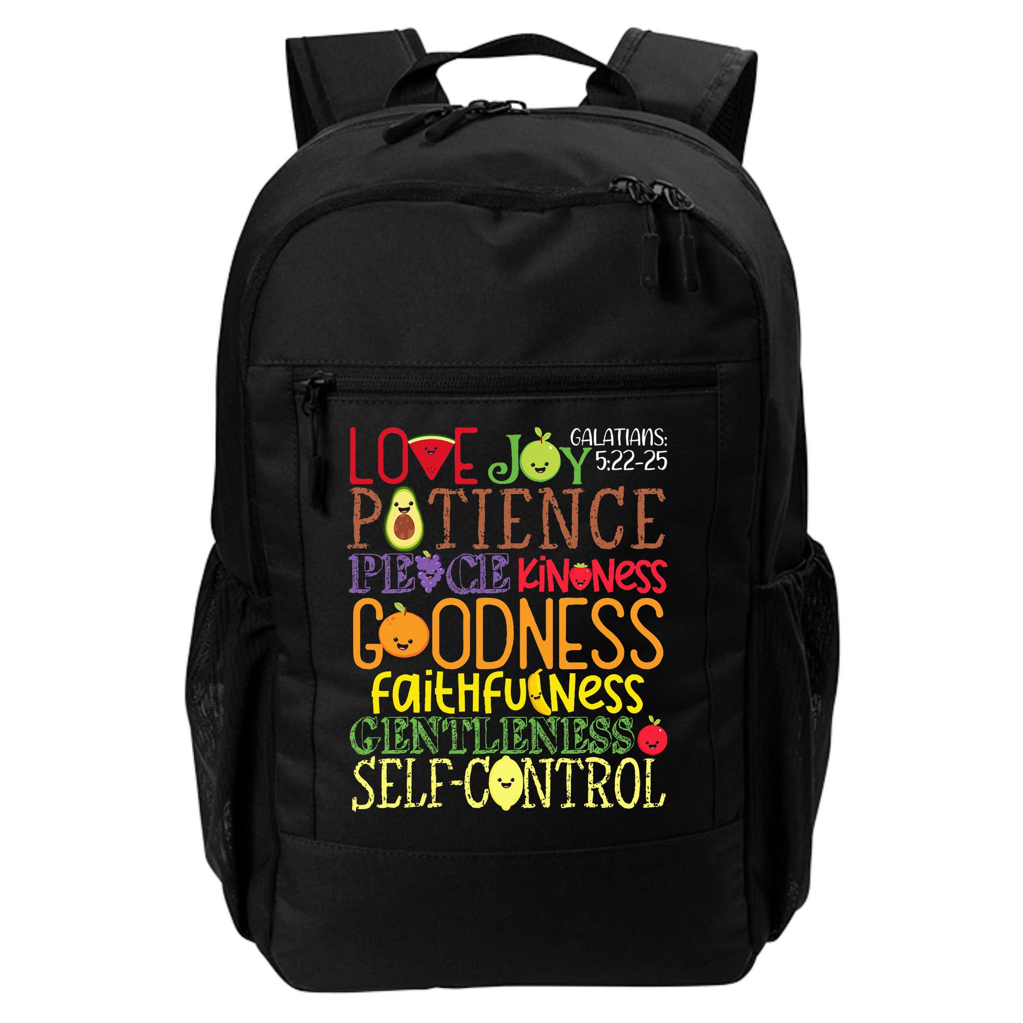 Awesome Galatians Fruit Of The Spirit Religious Verses Backpack