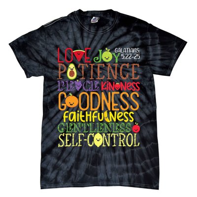 Awesome Galatians Fruit Of The Spirit Religious Verses Tie-Dye T-Shirt