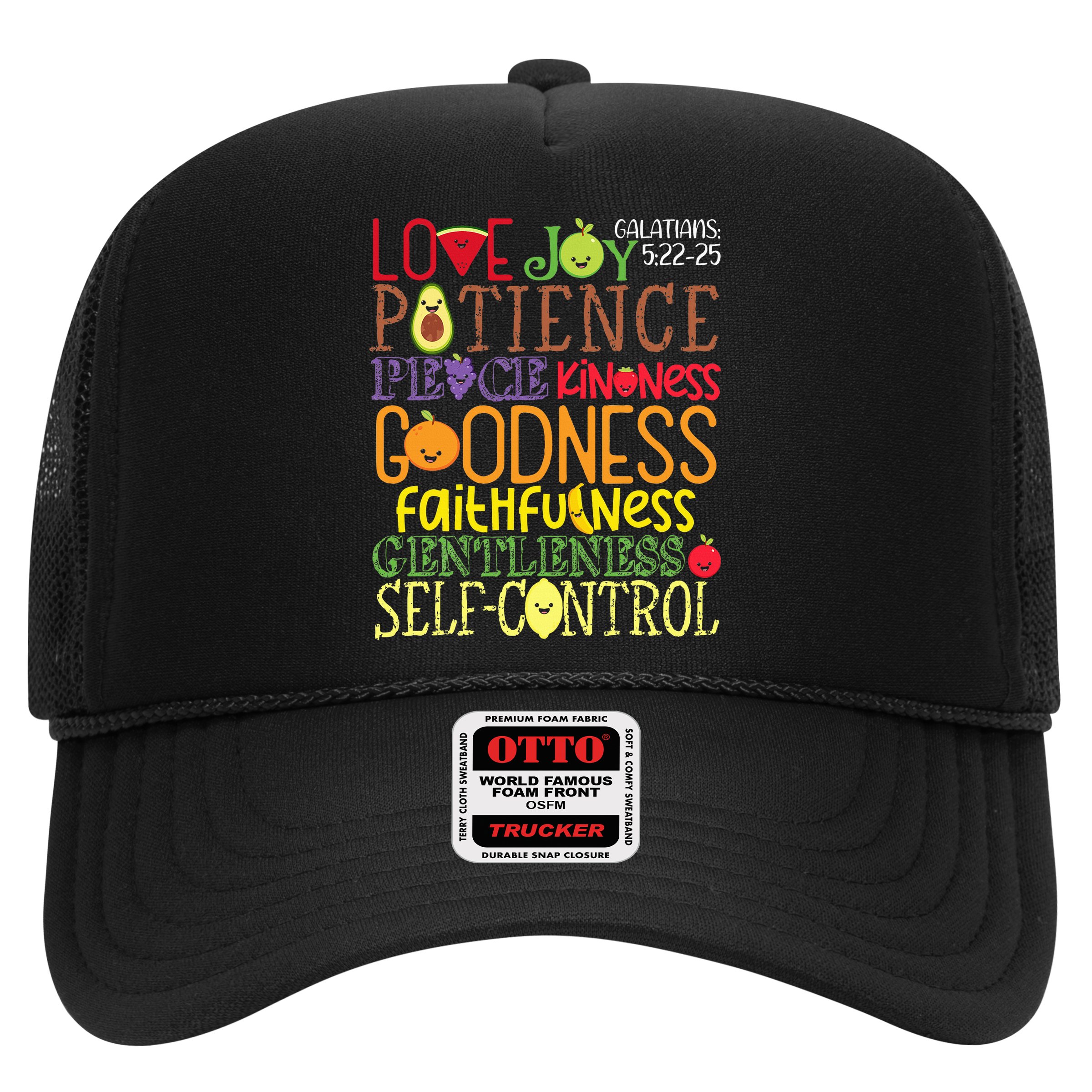 Awesome Galatians Fruit Of The Spirit Religious Verses Hat