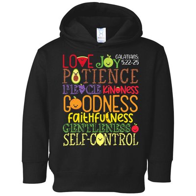 Awesome Galatians Fruit Of The Spirit Religious Verses Toddler Hoodie