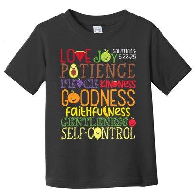 Awesome Galatians Fruit Of The Spirit Religious Verses Toddler T-Shirt