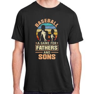 A Game For Fathers And Sons Fathers Day Baseball Adult ChromaSoft Performance T-Shirt